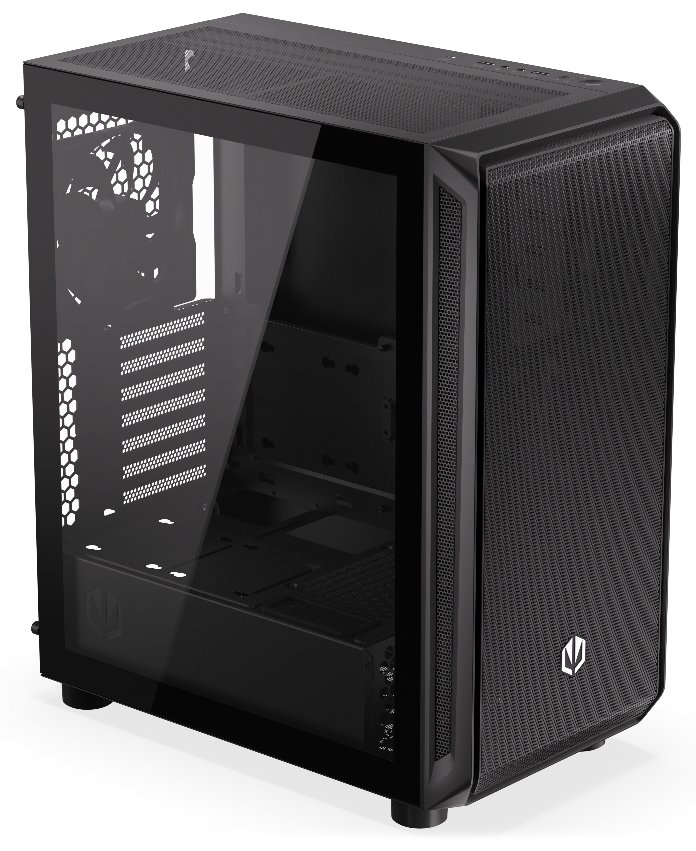 Endorfy skříň Arx 500 Core / ATX / 2 x 140mm fan (až 7 fans) / 2xUSB-A / USB-C / tvrzené sklo  / mesh panel /  černá