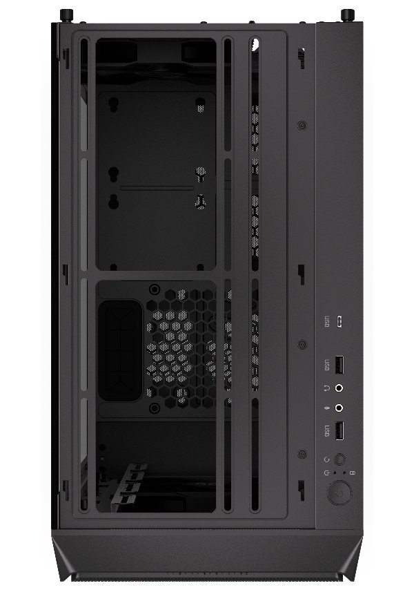 Endorfy skříň Arx 500 Core / ATX / 2 x 140mm fan (až 7 fans) / 2xUSB-A / USB-C / tvrzené sklo  / mesh panel /  černá