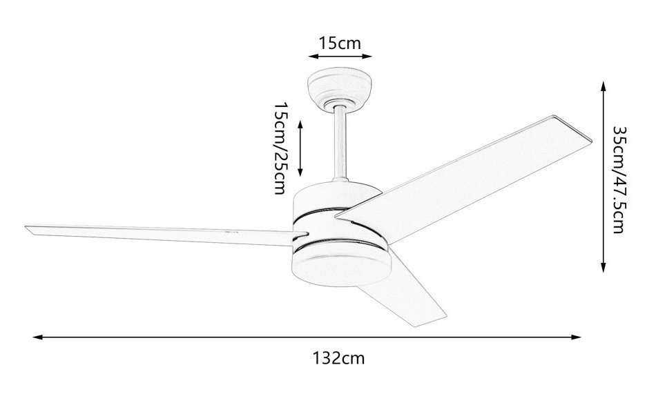 IMMAX NEO LITE VARIABLE SMART LED stropní svítidlo s ventilátorem 24W, Wi-Fi, TUYA, černo-hnědo-stříbrné