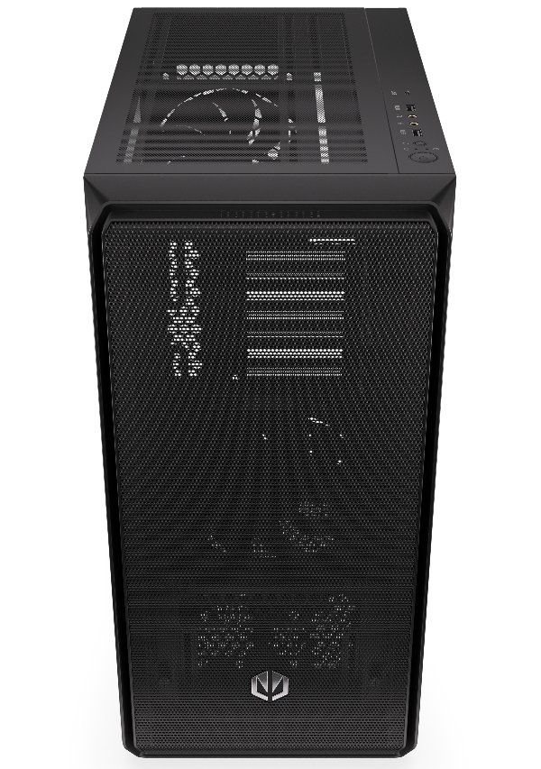 Endorfy skříň Arx 500 Core / ATX / 2 x 140mm fan (až 7 fans) / 2xUSB-A / USB-C / tvrzené sklo  / mesh panel /  černá