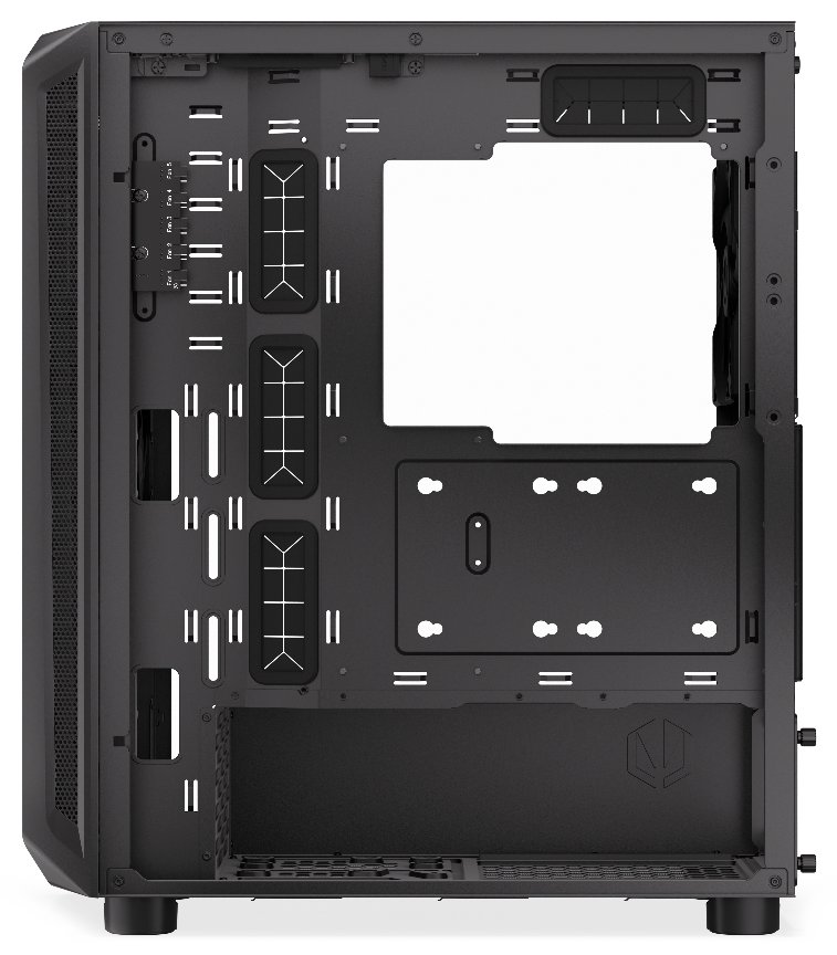 Endorfy skříň Arx 500 Core / ATX / 2 x 140mm fan (až 7 fans) / 2xUSB-A / USB-C / tvrzené sklo  / mesh panel /  černá