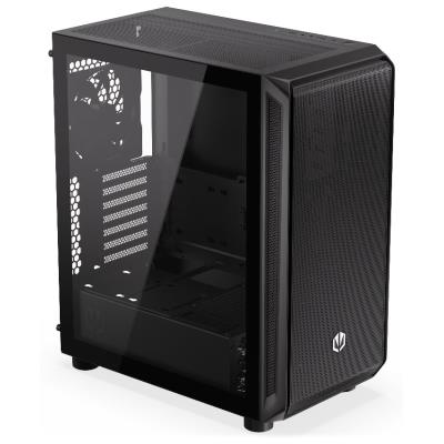 Endorfy skříň Arx 500 Core / ATX / 2 x 140mm fan (až 7 fans) / 2xUSB-A / USB-C / tvrzené sklo  / mesh panel /  černá