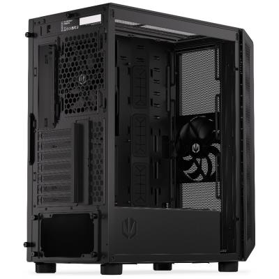 Endorfy skříň Arx 500 Core / ATX / 2 x 140mm fan (až 7 fans) / 2xUSB-A / USB-C / tvrzené sklo  / mesh panel /  černá