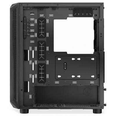 Endorfy skříň Arx 500 Core / ATX / 2 x 140mm fan (až 7 fans) / 2xUSB-A / USB-C / tvrzené sklo  / mesh panel /  černá