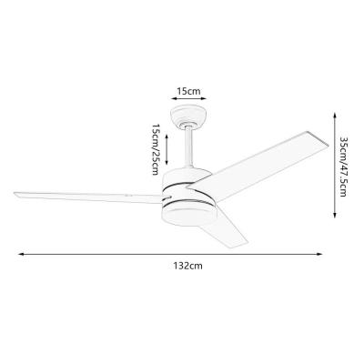 IMMAX NEO LITE VARIABLE SMART LED stropní svítidlo s ventilátorem 24W, Wi-Fi, TUYA, černo-hnědo-stříbrné