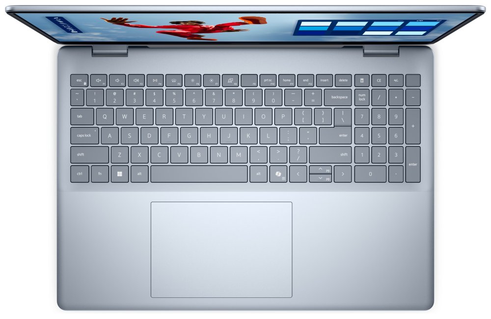 DELL 16 Plus DB16250/ Core Ultra 9 288V/ 332GB/ 1TB SSD/ 16" 2.5K mini LED Touch/ FPR/ W11Pro/ modrý/ 3Y PS NBD on-site
