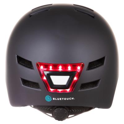 BLUETOUCH bezpečnostní helma s LED/ velikost S/ černá