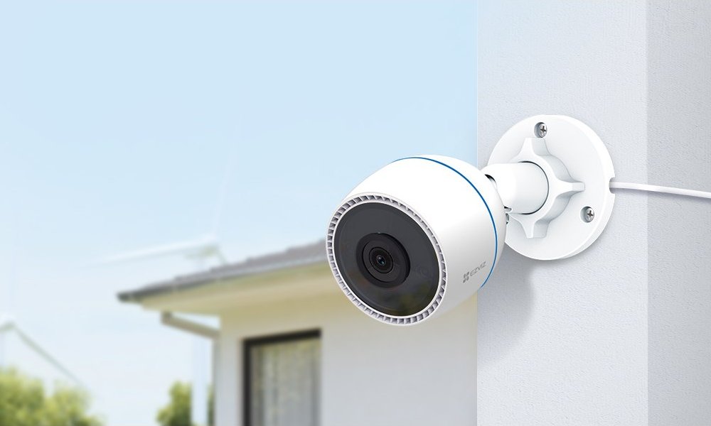 EZVIZ IP kamera H3C 2MP/ bullet/ Wi-Fi/ 2Mpix/ krytí IP67/ objektiv 4mm/ H.265/ IR přísvit až 30m/ bílá