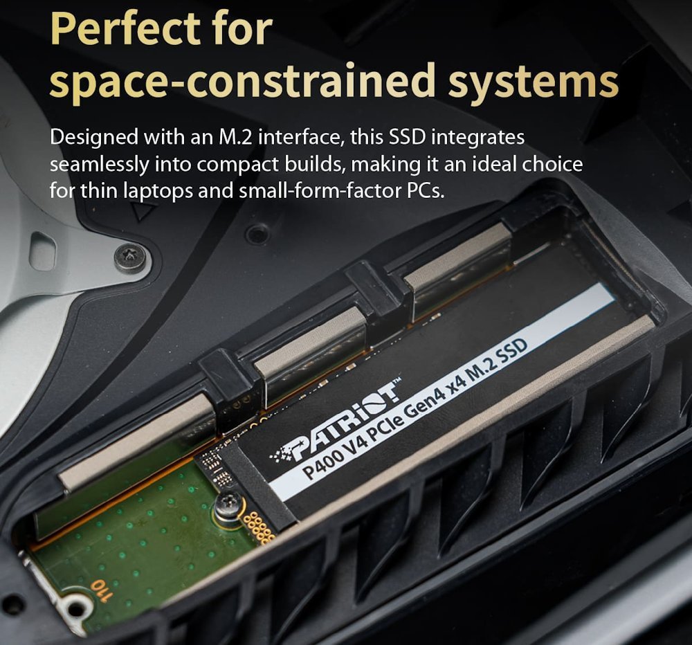 PATRIOT P400 V4 2TB SSD / Interní / M.2 PCIe Gen4 x4 NVMe  / 2280