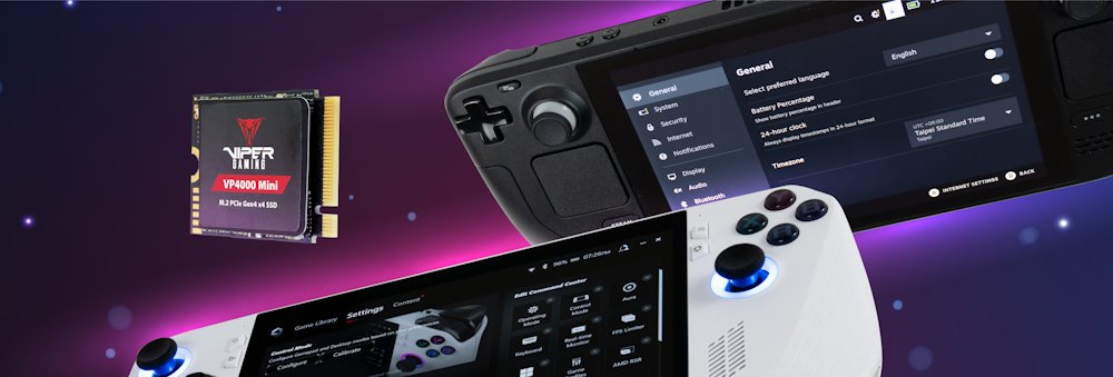 PATRIOT VIPER VP4000 Mini 1TB SSD / Interní / M.2 PCIe Gen4 x4 NVMe / 2230 /
