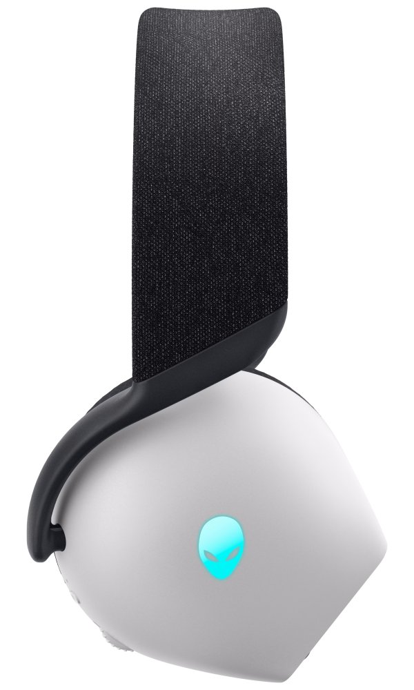 DELL bezdrátová náhlavní souprava  AW725H/ Wireless gaming Tri - mode Headset/ sluchátka + mikrofon/ bílá