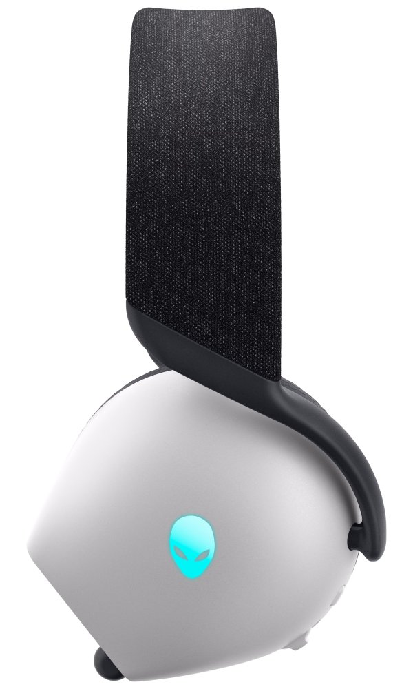 DELL bezdrátová náhlavní souprava  AW725H/ Wireless gaming Tri - mode Headset/ sluchátka + mikrofon/ bílá