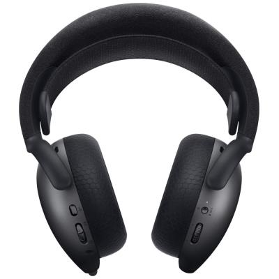 DELL bezdrátová náhlavní souprava  AW725H/ Wireless gaming Tri - mode Headset/ sluchátka + mikrofon/ černá