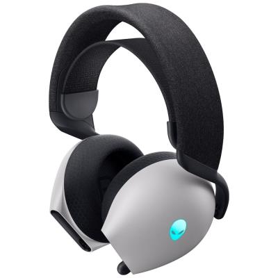 DELL bezdrátová náhlavní souprava  AW725H/ Wireless gaming Tri - mode Headset/ sluchátka + mikrofon/ bílá