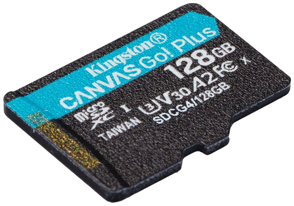 KINGSTON Canvas Go Plus Gen4 128GB microSDXC / C10 / UHS-I U3 V30 / up to  200MB/s / bez adaptéru