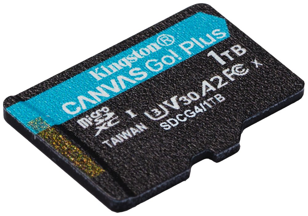 KINGSTON Canvas Go Plus Gen4 1TB microSDXC / C10 / UHS-I U3 V30 / up to  200MB/s / bez adaptéru
