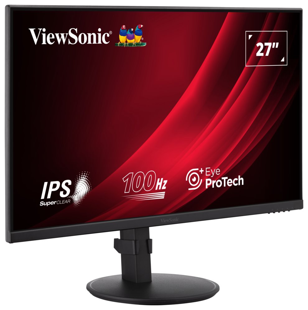POŠKOZENÝ OBAL - ViewSonic VA2708-HDJ / 27"/ IPS/ 16:9/ 1920x1080/ 5 ms/ 100Hz/ 250cd/m2/ HDMI / VGA / výšk. nast.