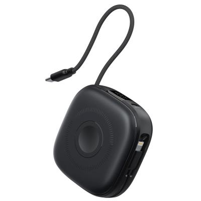 Swissten Power bank VOLTBOX MagGO 10000 mAh s integrovanými kabely + MAGSAFE + Apple WATCH