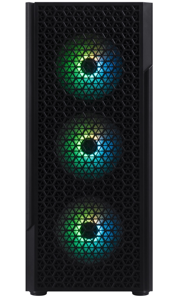 BitFenix skříň Proton / ATX / 4x 120 mms FRGB fan / USB 3.0 / 2x USB 2.0 / tvrzené sklo / černá