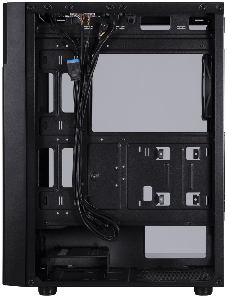 BitFenix skříň Proton / ATX / 4x 120 mms FRGB fan / USB 3.0 / 2x USB 2.0 / tvrzené sklo / černá