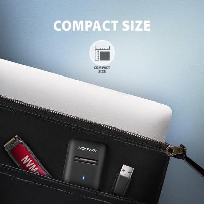 AXAGON USB-A adaptér pro připojení M.2 NVMe SSD / ADM2-AM / USB-A / USB 3.2 Gen2 / USB-A kabel 10cm