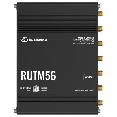 Teltonika RUTM56 průmyslový router, dual modem, 5G, 4G, 5x Gbit RJ45, WiFi 5