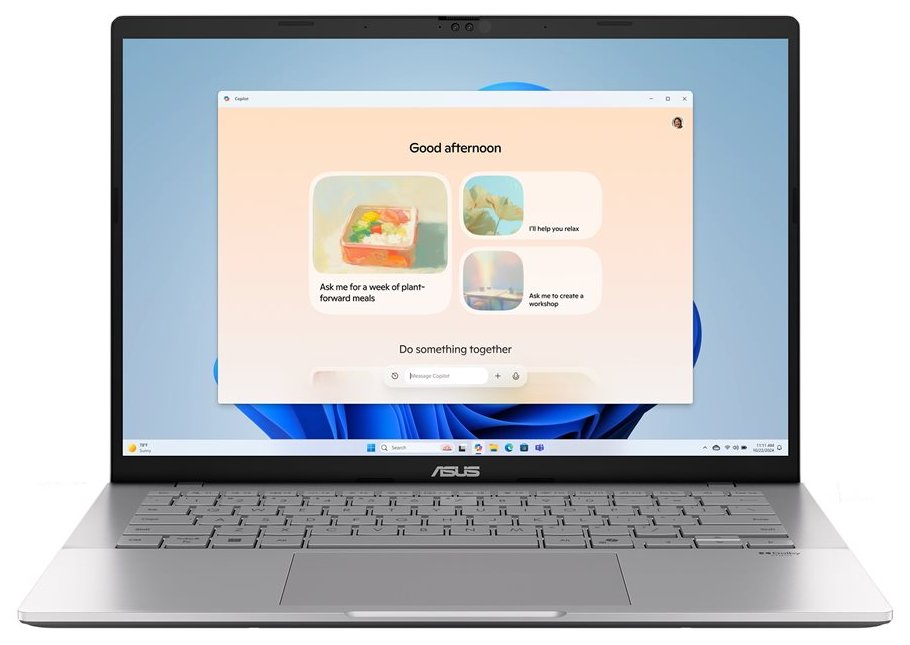 ASUS Vivobook S/ Core Ultra 7 255H/ 16GB/ 1TB SSD/ Intel Graphics/ 14"WUXGA,matný/ W11H/ stříbrný