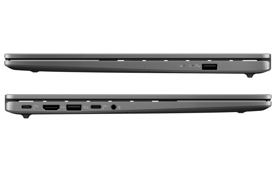 ASUS Vivobook S/ X1-26-100 (Purwa SE)/ 16GB/ 1TB SSD/ Qualcomm Graphics/ 14"WQXGA,matný/ W11H/ šedý