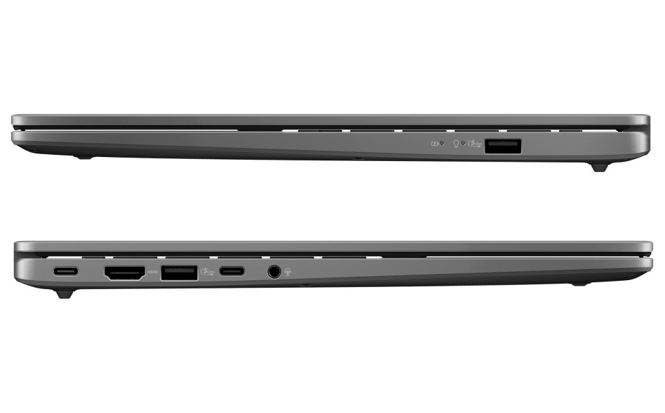 ASUS Vivobook S/ i5-13420H/ 16GB/ 512GB SSD/ Intel UHD/ 14"WUXGA,matný/ W11H/ šedý