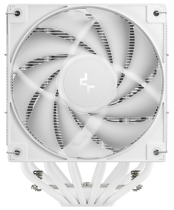DEEPCOOL chladič AG620 WH ARGB V2 / 2x 120mm fan / 6x heatpipes / PWM / pro Intel i AMD / bílý
