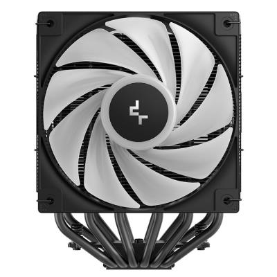 DEEPCOOL chladič AG620 BK ARGB V2 / 2x 120mm fan / 6x heatpipes / PWM / pro Intel i AMD / černý