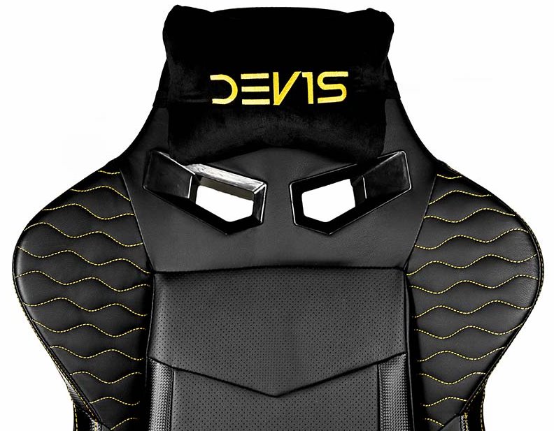 DEV1S herní židle BLACK