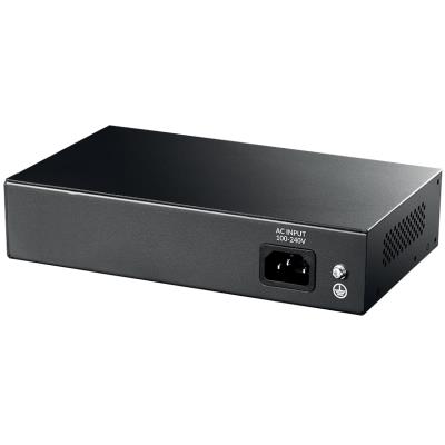 STRONG switch SW5011POE+/ 4x port Gigabit POE+/ 1x Ggabit Uplink port/ 1x Gigabit port SFP/ IEEE802.3af/at/ kovové šasi