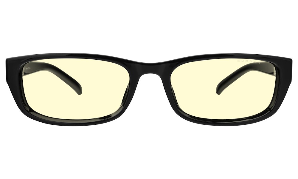 GUNNAR kancelářske/herní brýle  ELIN ONYX jantarová skla BLF 65 GUNNAR focus