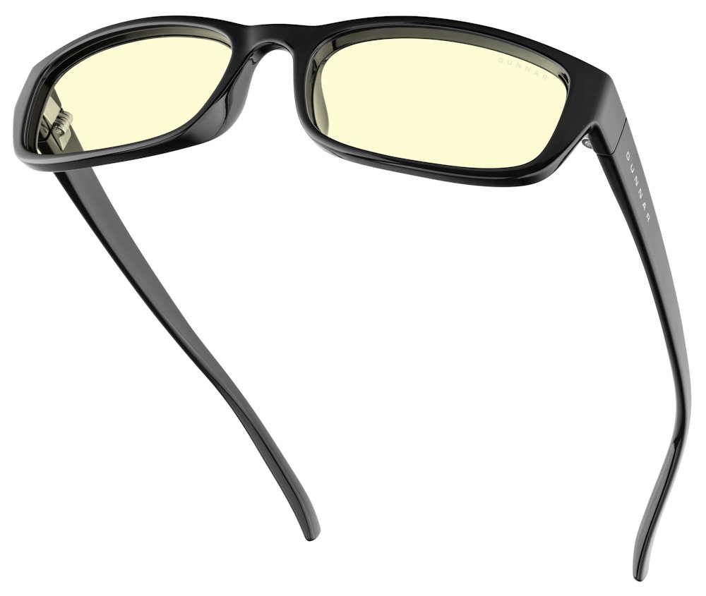 GUNNAR kancelářske/herní brýle  ELIN ONYX jantarová skla BLF 65 GUNNAR focus