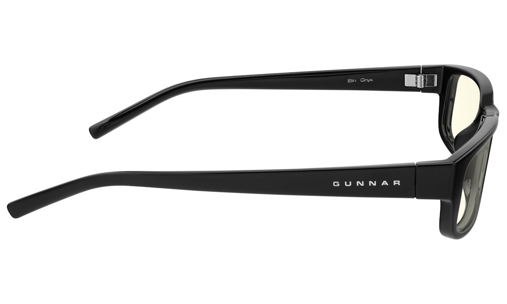 GUNNAR kancelářske/herní brýle  ELIN ONYX čirá skla BLF 35 GUNNAR focus