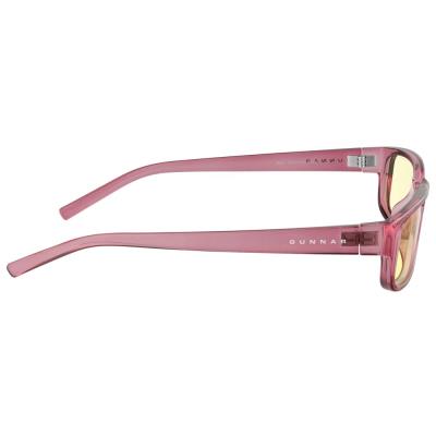 GUNNAR kancelářske/herní brýle  ELIN PLUM CRYSTAL jantarová skla BLF 65 GUNNAR focus