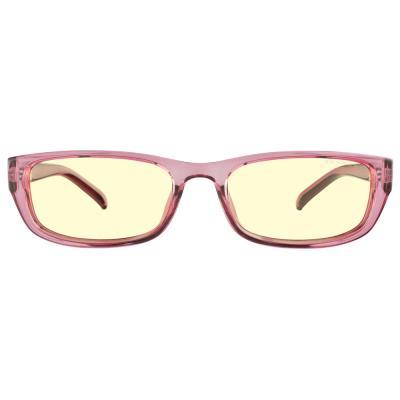 GUNNAR kancelářske/herní brýle  ELIN PLUM CRYSTAL jantarová skla BLF 65 GUNNAR focus