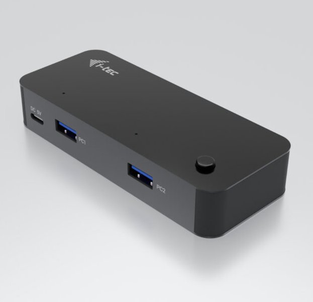 i-tec univerzální KVM HUB 2x USB-C + 2x USB-A 3.0 Port