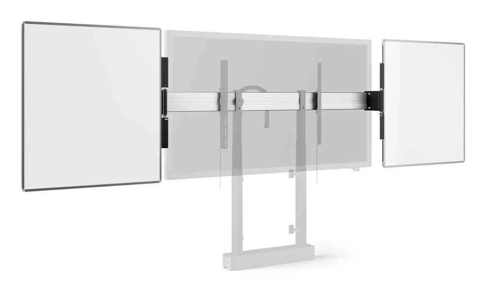 Vogels Postranní tabule 75" pro elektrický lift RISE s montáží podlaha-stěna, křídla bílá zvenku , zelená zevnitř