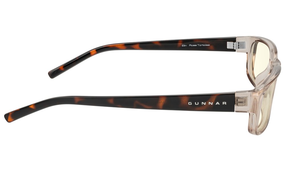 GUNNAR kancelářske/herní brýle  ELIN ROSE TORTOISE čirá skla BLF 35 GUNNAR focus