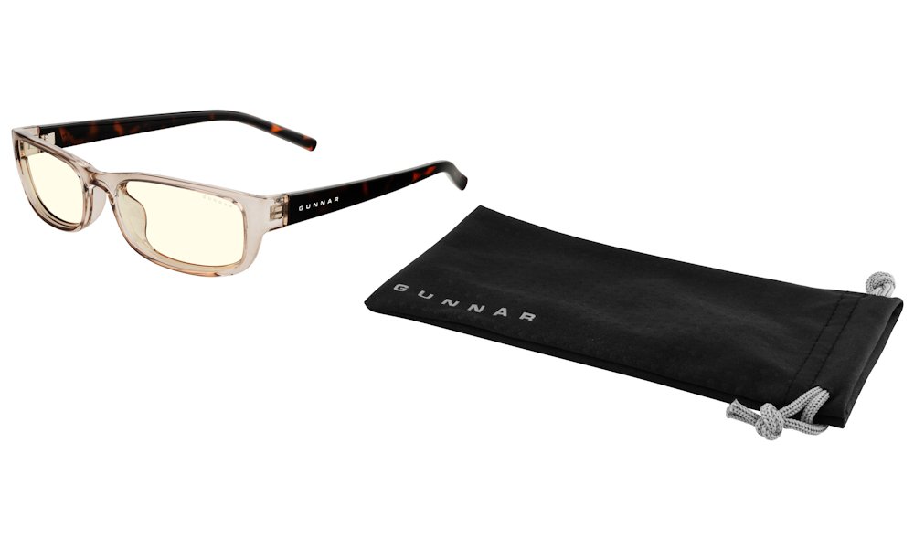 GUNNAR kancelářske/herní brýle  ELIN ROSE TORTOISE čirá skla BLF 35 GUNNAR focus