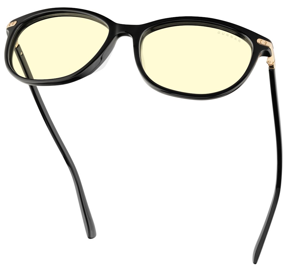 GUNNAR kancelářske/herní brýle  INGRID ONYX jantarová skla BLF 65 GUNNAR focus