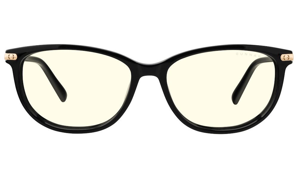 GUNNAR kancelářske/herní brýle  INGRID ONYX čirá skla  BLF 35 GUNNAR focus