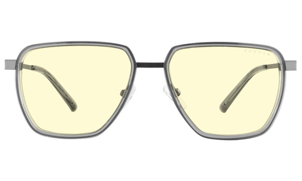 GUNNAR kancelářske/herní brýle  CLIX STONE/GUNMETAL jantarová skla BLF 65 GUNNAR focus