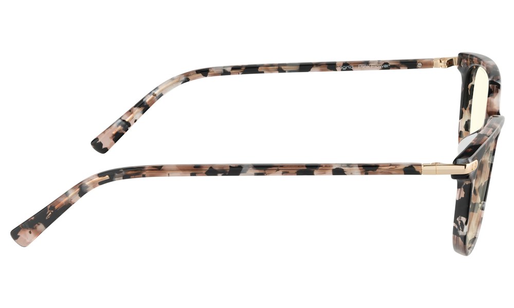 GUNNAR kancelářske/herní brýle  INGRID PINK FLOWER čirá skla  BLF 35 GUNNAR focus