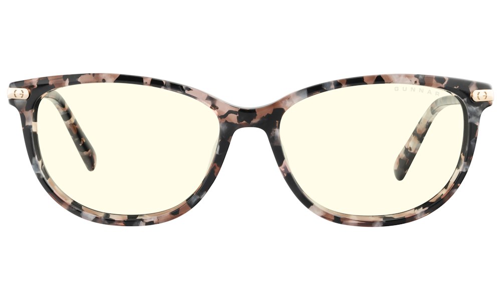 GUNNAR kancelářske/herní brýle  INGRID PINK FLOWER čirá skla  BLF 35 GUNNAR focus