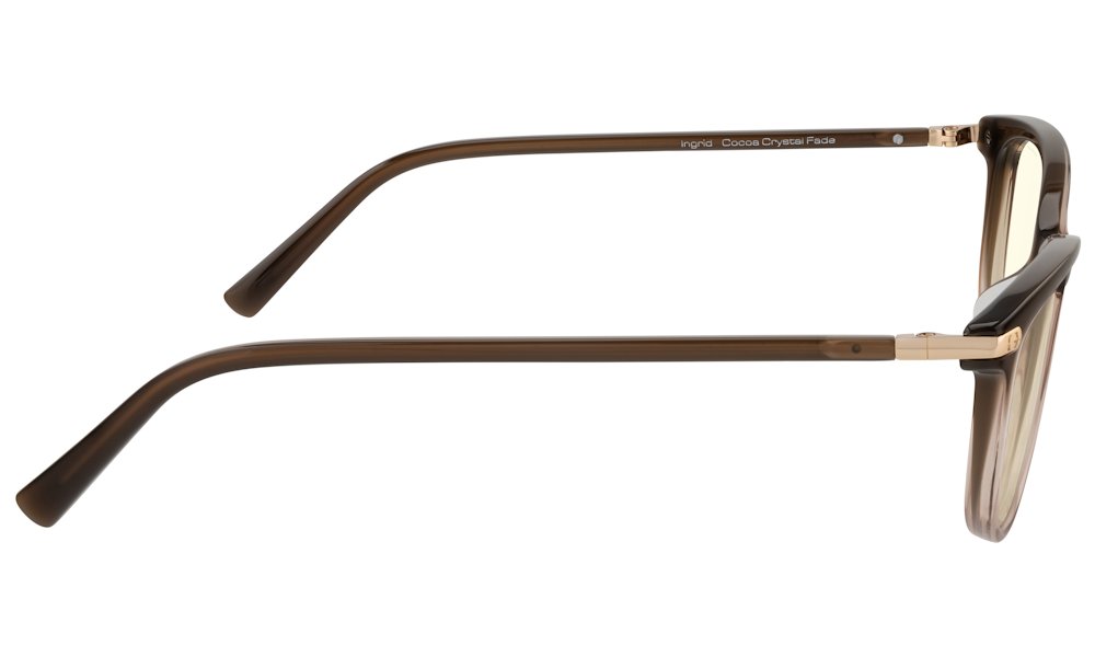 GUNNAR kancelářske/herní brýle  INGRID COCOA FADE CRYSTAL čirá skla  BLF 35 GUNNAR focus