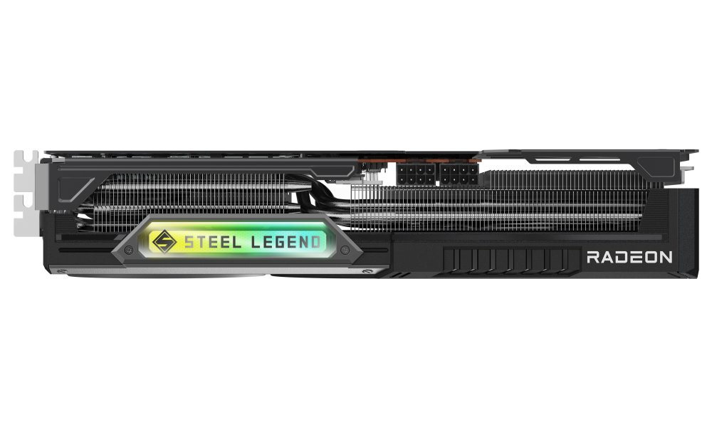 ASROCK AMD Radeon RX 9070 XT Steel Legend Dark 16GB / 16GB GDDR6 / PCI-E / HDMI / 3x DP / černá