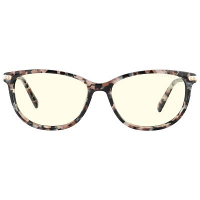 GUNNAR kancelářske/herní brýle  INGRID PINK FLOWER čirá skla  BLF 35 GUNNAR focus